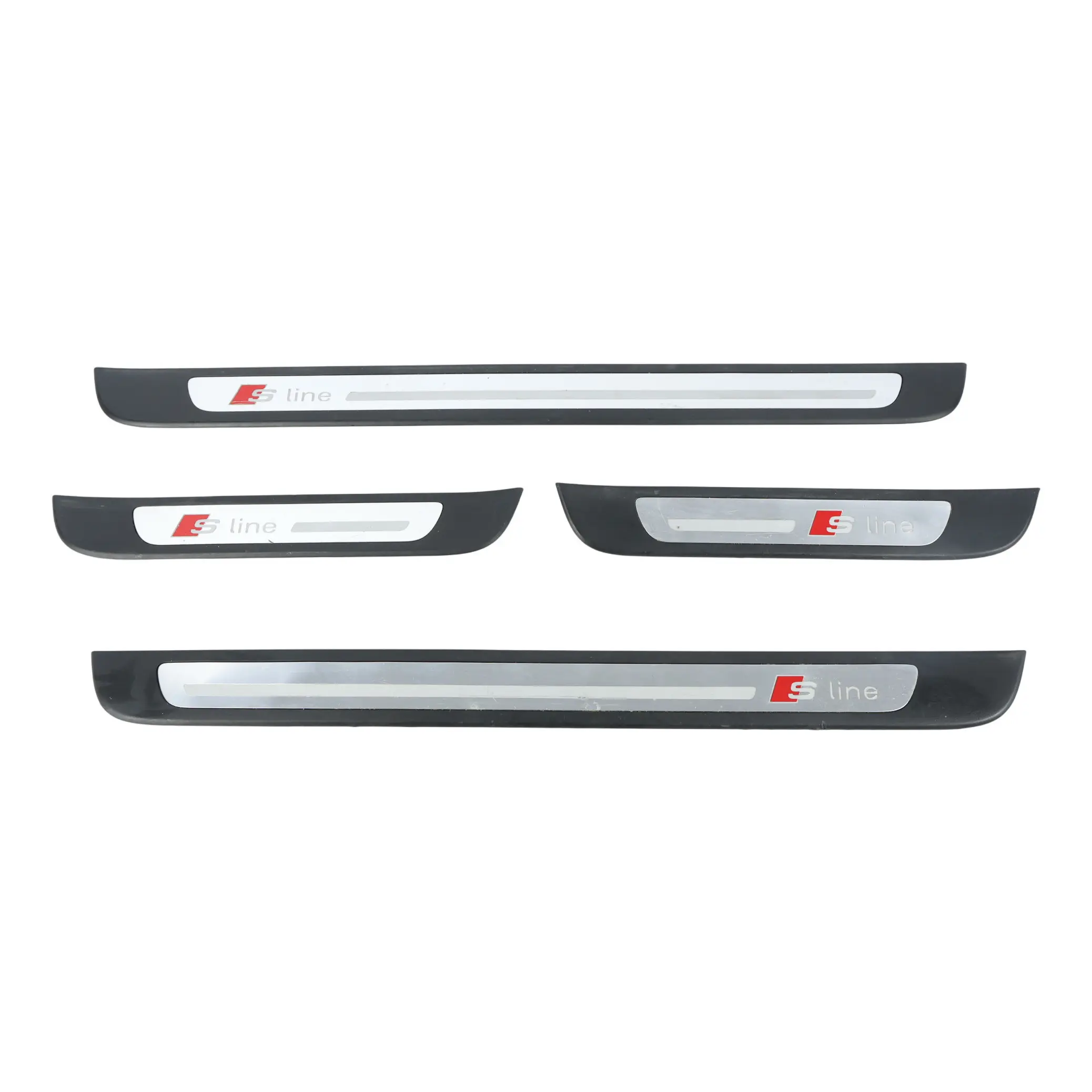 Audi A6 C7 Door Sill Plate Cover Trim S-Line Front Rear Set 4G0853373B