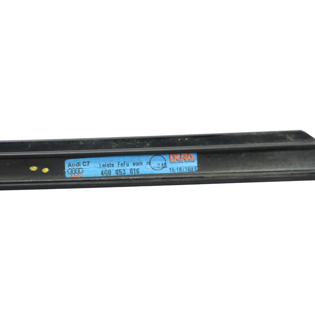 Audi A6 C7 Avant Upper Roof Moulding Trim Strip Black Front Right O/S - SKU 4G0853816 - Part number 4G0853816