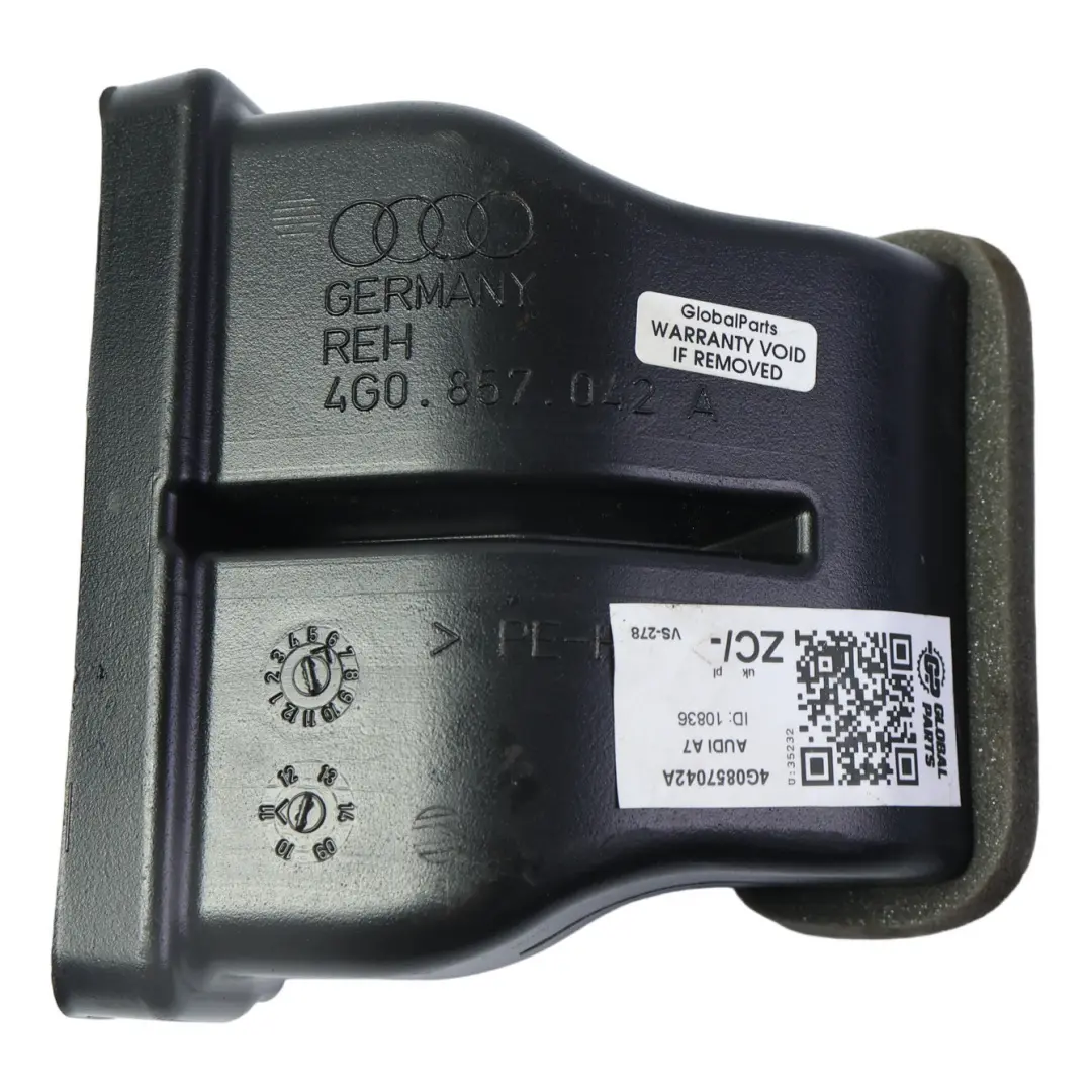 Wlot Kanał Powietrza Tylny do Audi A6 C7 Avant Allroad o numerze 4G0857042A Audi A6 C7 Avant Allroad Wlot Kanał Powietrza Tylny - SKU 4G0857042A - Numer Części 4G0857042A