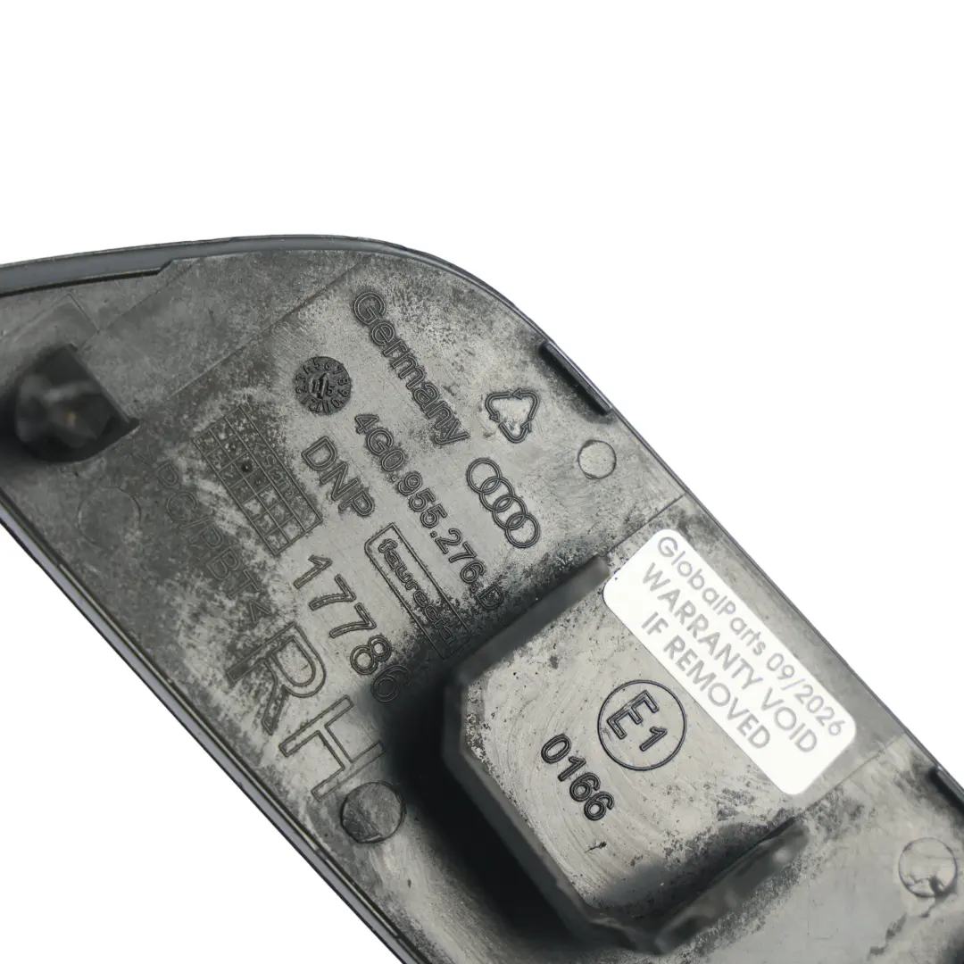 Audi A6 C7 Allroad Tapa Lavafaros Derecha Negro Y9T - SKU 4G0955276D-MYB - Número de pieza 4G0955276D