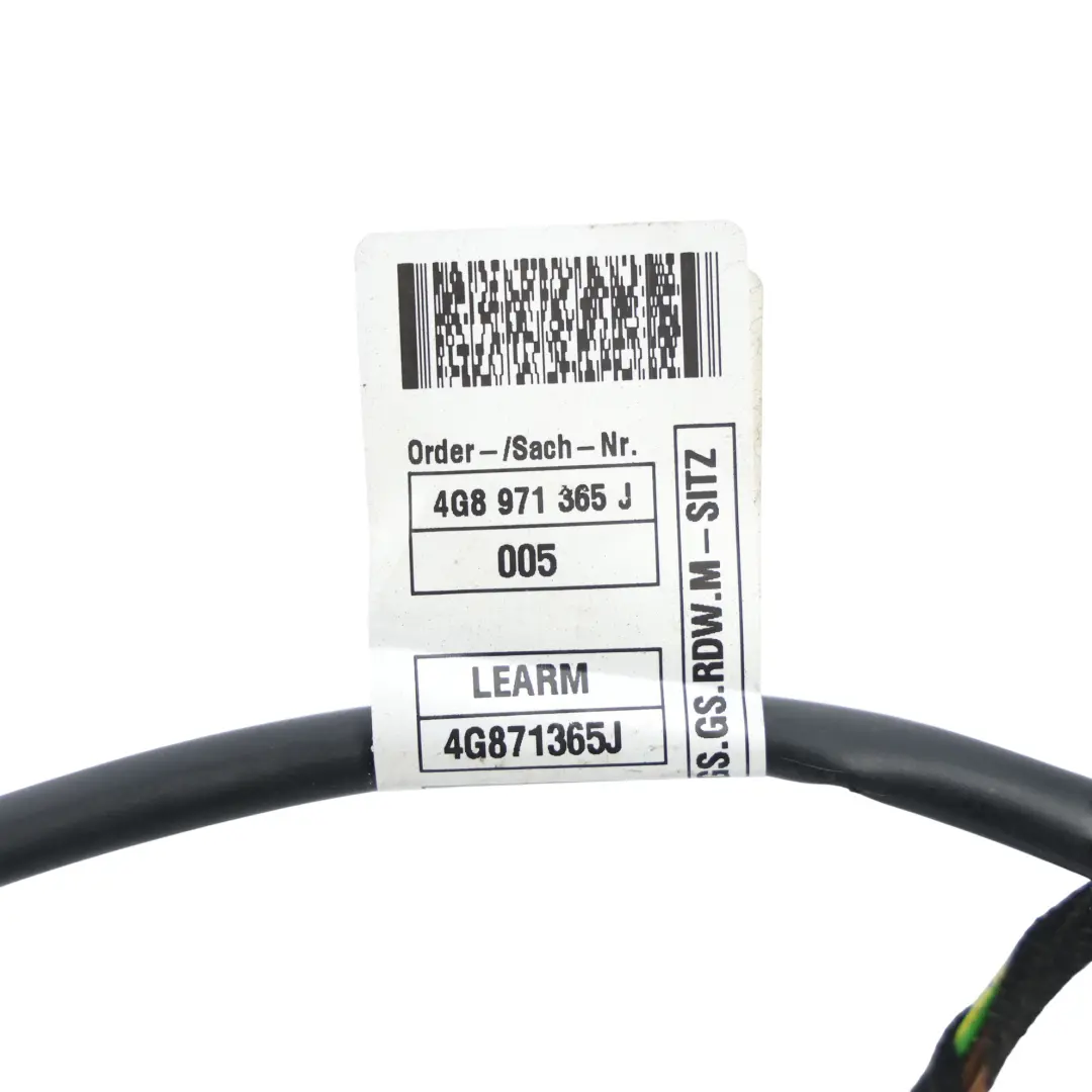 Sicherheitsgurt Kabelbaum Warnsystem Links Rechts für Audi A6 C7 mit Teilenummer 4G8971365J Audi A6 C7 Sicherheitsgurt Kabelbaum Warnsystem Links Rechts - SKU 4G8971365J - Teilenummer 4G8971365J