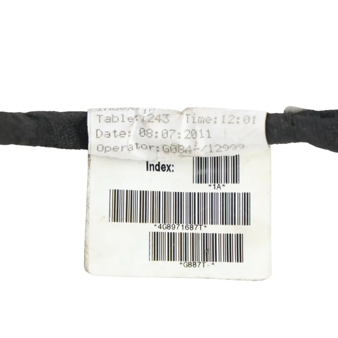 Audi A7 4G8 Hecktür Kabelbaum Leitungssatz Links Rechts - SKU 4G8971687T - Teilenummer 4G8971687T