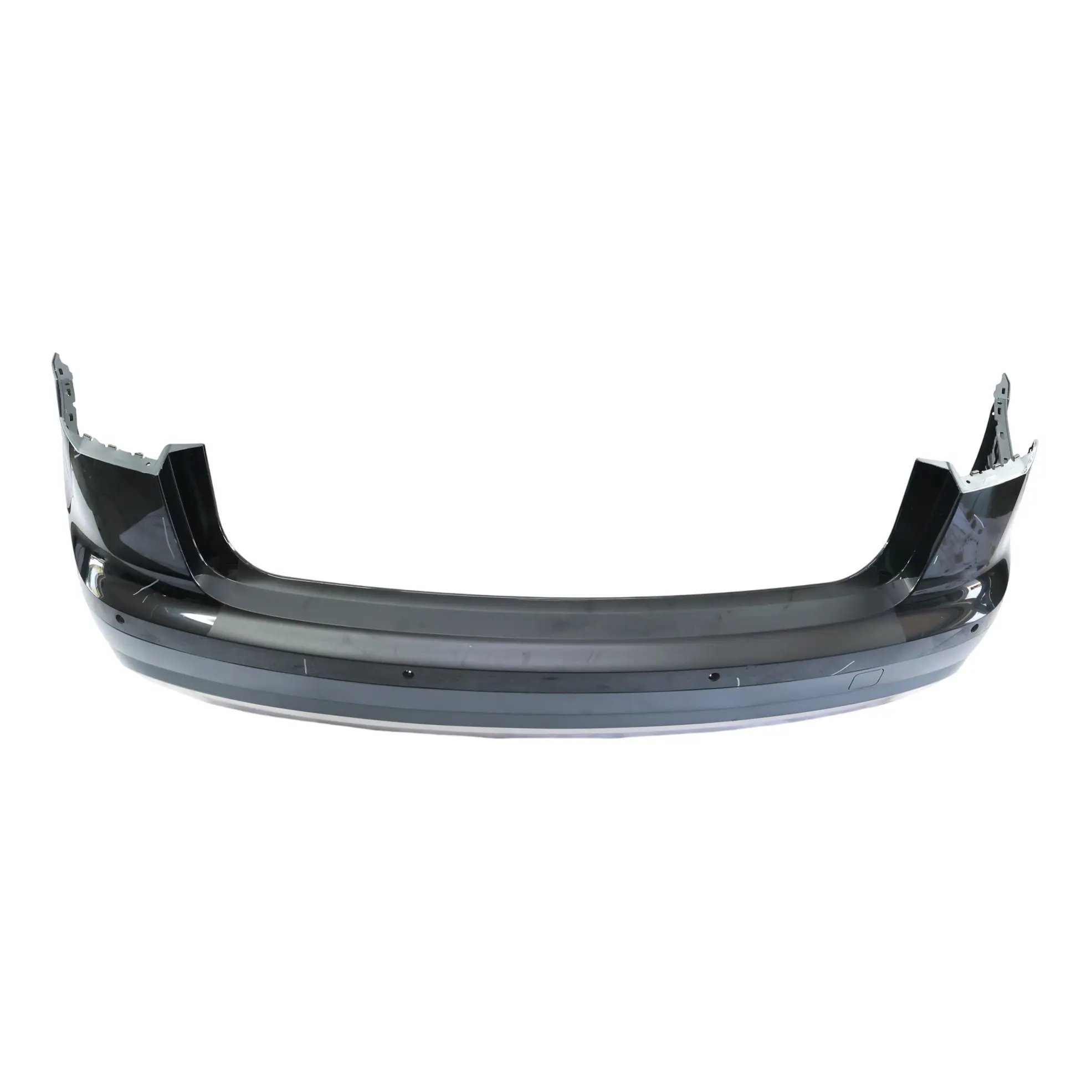 Audi A6 C7 Avant Rear Bumper Trim Panel Covering Mythical Black Metallic - Y9T