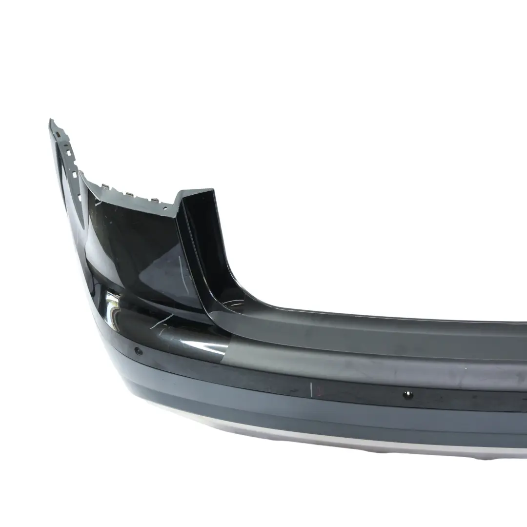 Bumper Trim Panel Covering Mythical Black Metallic - Y9T to Audi A6 C7 Avant Rear with Part number 4G9807067T Audi A6 C7 Avant Rear Bumper Trim Panel Covering Mythical Black Metallic - Y9T - SKU 4G9807067T-MYB - Part number 4G9807067T