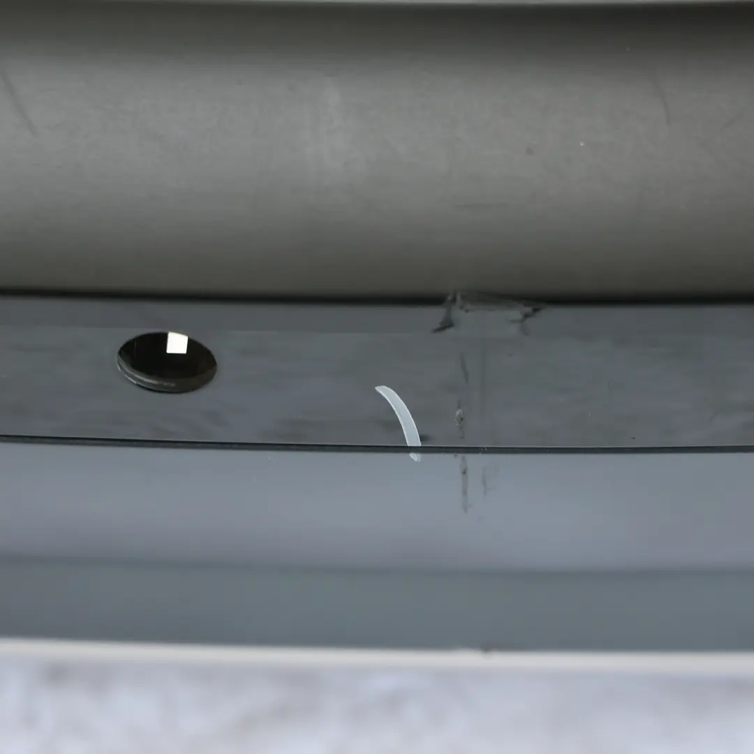 Bumper Trim Panel Covering Mythical Black Metallic - Y9T to Audi A6 C7 Avant Rear with Part number 4G9807067T Audi A6 C7 Avant Rear Bumper Trim Panel Covering Mythical Black Metallic - Y9T - SKU 4G9807067T-MYB - Part number 4G9807067T