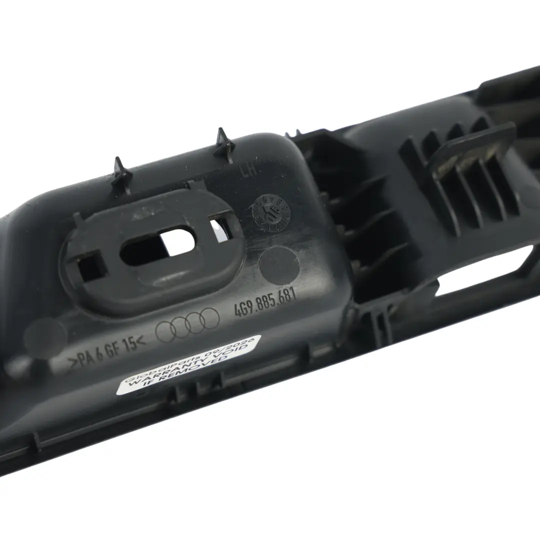 Rücksitz Lehne Entriegelung Griff Links Panel für Audi A6 RS6 C7 mit Teilenummer 4G9885681 Audi A6 RS6 C7 Rücksitz Lehne Entriegelung Griff Links Panel - SKU 4G9885681 - Teilenummer 4G9885681