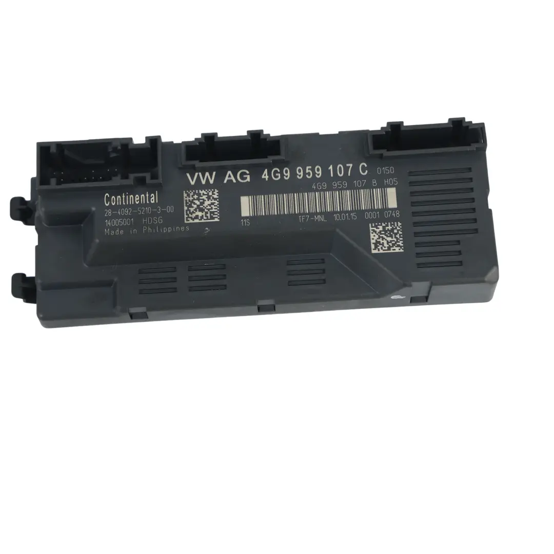 Boot Trunk Rear Lid Control Module ECU Unit to Audi A6 C7 Tailgate with Part number 4G9959107C Audi A6 C7 Tailgate Boot Trunk Rear Lid Control Module ECU Unit - SKU 4G9959107C - Part number 4G9959107C