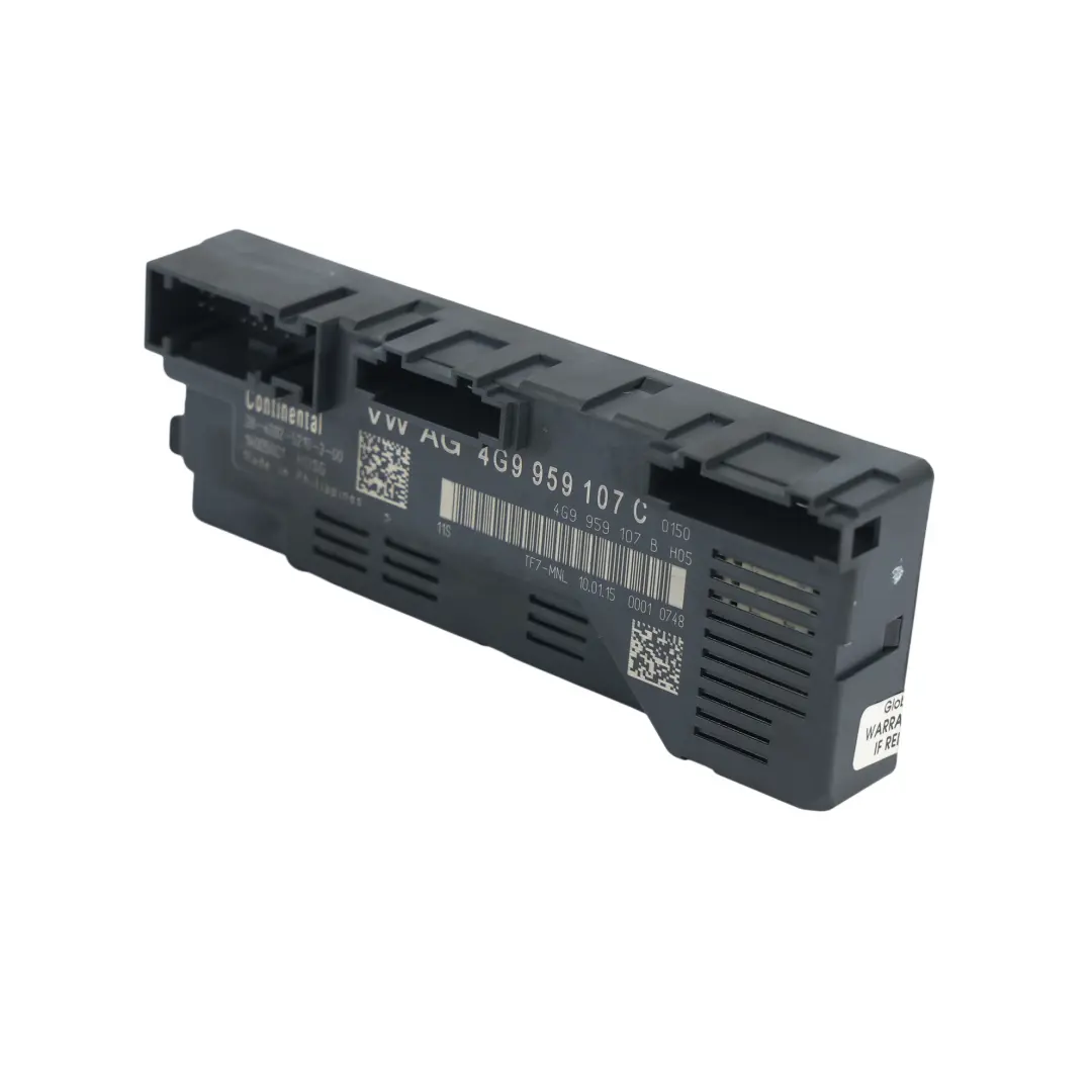 Audi A6 C7 Tailgate Boot Trunk Rear Lid Control Module ECU Unit - SKU 4G9959107C - Part number 4G9959107C