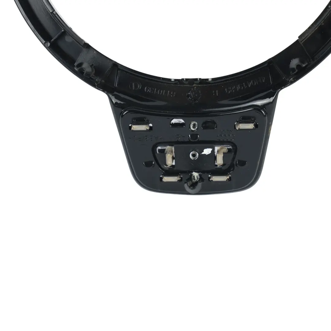 Steering Wheel Multifunction Switch Cover Trim to Audi A6 C7 Allroad with Part number 4H0419689B Audi A6 C7 Allroad Steering Wheel Multifunction Switch Cover Trim - SKU 4H0419689B-2 - Part number 4H0419689B