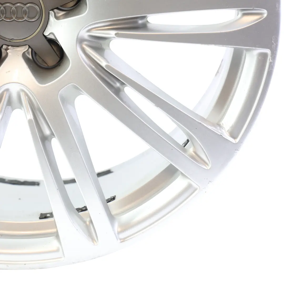 Argento Cerchio in Lega 20" 9J ET:37 10 Razze per Audi A8 S8 4H con numero di parte 4H0601025N Audi A8 S8 4H Argento Cerchio in Lega 20" 9J ET:37 10 Razze - SKU 4H0601025N-1 - Numero di parte 4H0601025N