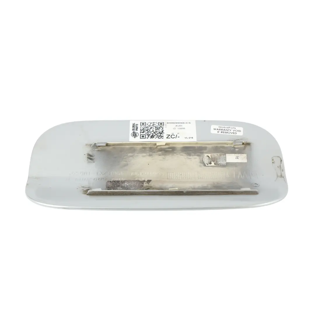 Audi A8 D4 Tankklappe Tankdeckel Abdeckung Eisensilber Metallic X7W - SKU 4H0809909B-ICS - Teilenummer 4H0809909B