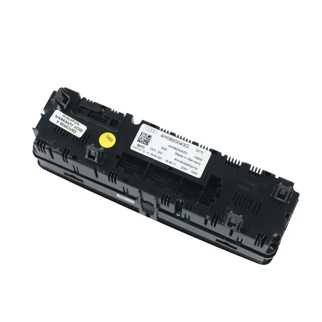 Audi A8 D4 Klimabedienteil Steuergerät Display Schwarz - SKU 4H0820043G - Teilenummer 4H0820043G