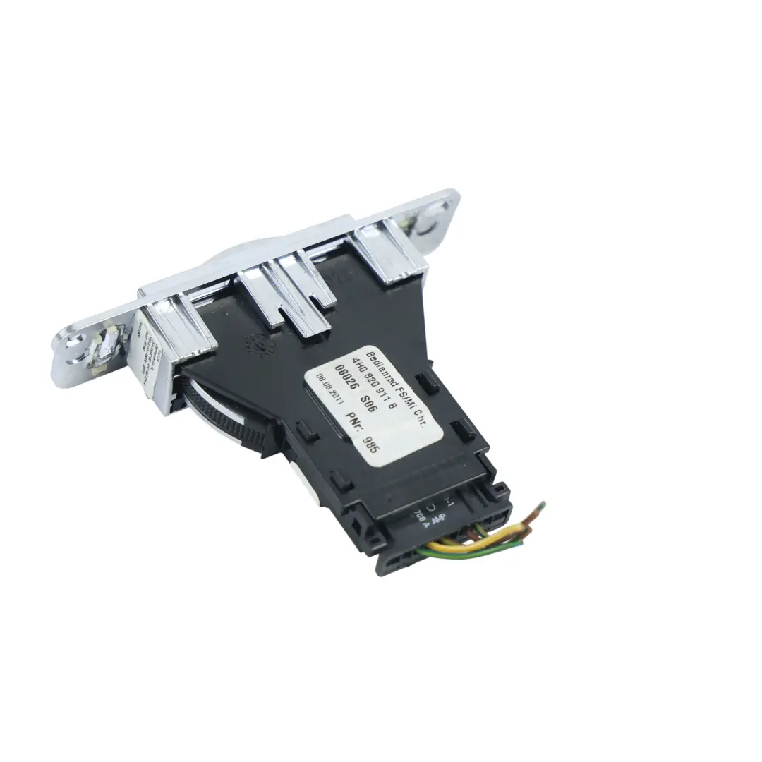 Manopola Bocchetta Aria Cruscotto Alluminio Spazzolato per Audi A8 D4 con numero di parte 4H0820911B Audi A8 D4 Manopola Bocchetta Aria Cruscotto Alluminio Spazzolato - SKU 4H0820911B - Numero di parte 4H0820911B