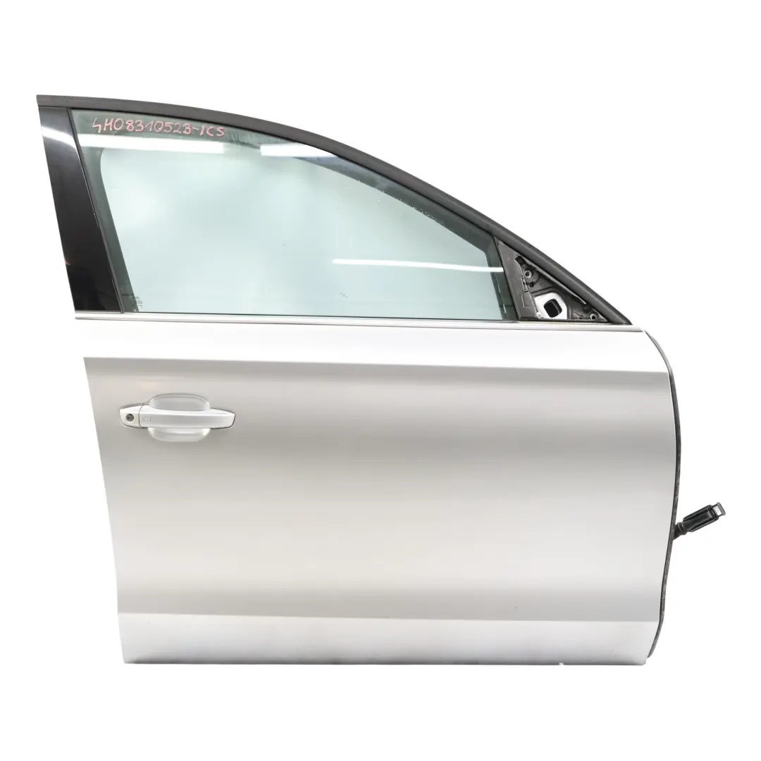 Audi A8 D4 Drzwi Przednie Prawe Ice Silver Srebrny Metalik X7W - SKU 4H0831052B-ICS - Numer Części 4H0831052B