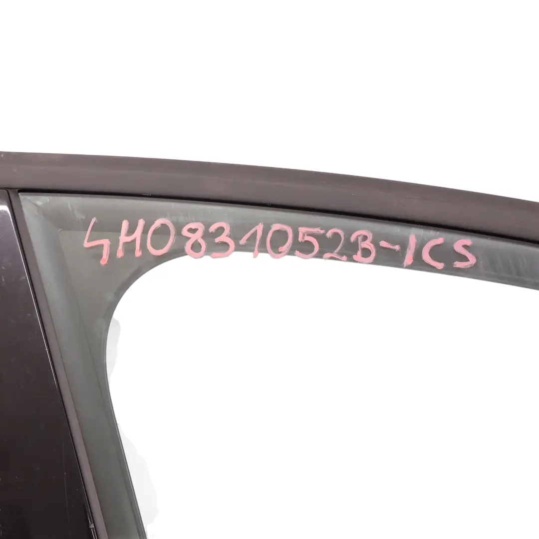 Audi A8 D4 Drzwi Przednie Prawe Ice Silver Srebrny Metalik X7W - SKU 4H0831052B-ICS - Numer Części 4H0831052B