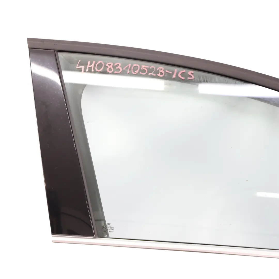 Tür Vorne Rechts Verkleidung Eissilber Metallic X7W für Audi A8 D4 mit Teilenummer 4H0831052B Audi A8 D4 Tür Vorne Rechts Verkleidung Eissilber Metallic X7W - SKU 4H0831052B-ICS - Teilenummer 4H0831052B