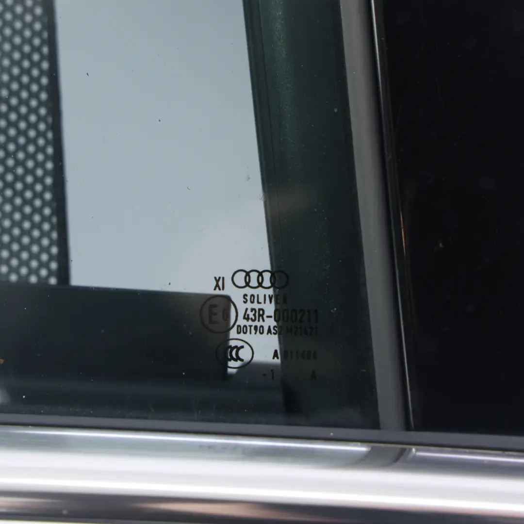 Audi A8 D4 Drzwi Tylne Prawe Ice Silver Srebrny Metalik - X7W - SKU 4H0833052C-ICS - Numer Części 4H0833052C