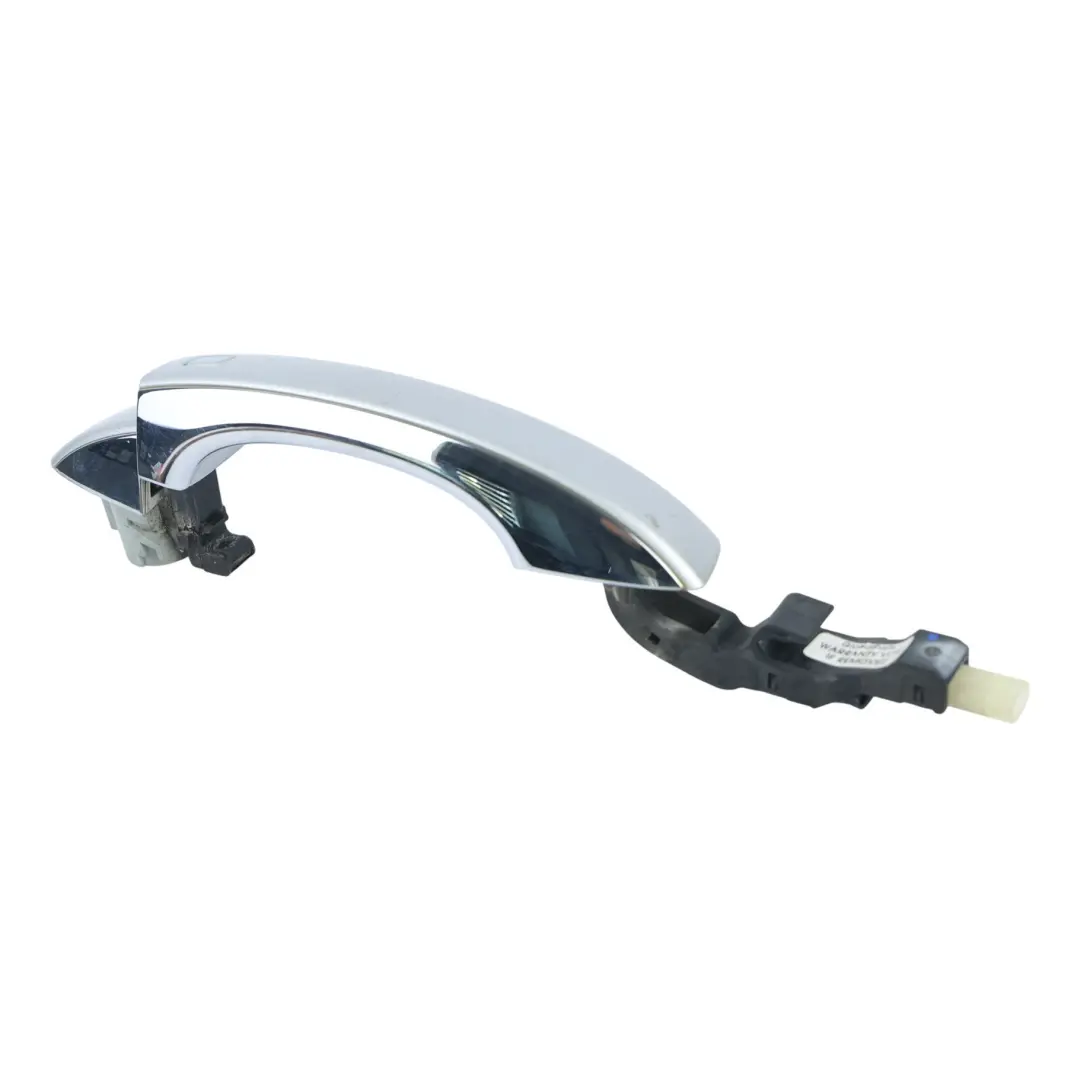 Audi A6 C7 A8 D4 Rear Door Handle Left N/S Ice Silver Metallic - X7W - SKU 4H0837205B-ICS - Part number 4H0837205B
