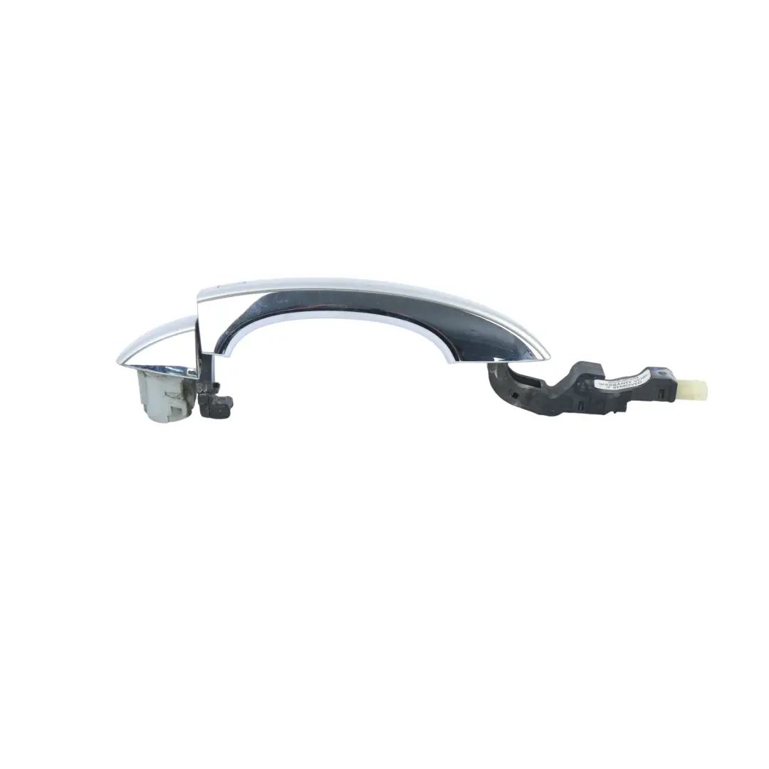 Audi A6 C7 A8 D4 Maneta Puerta Trasera Izquierda Plata Hielo Metalizado X7W 4H08 - SKU 4H0837205B-ICS - Número de pieza 4H0837205B