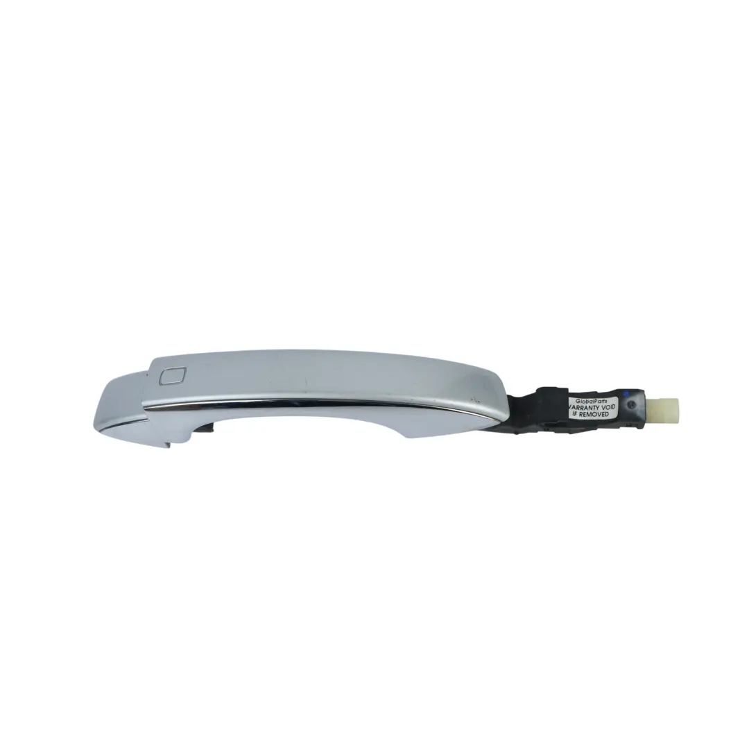 Audi A6 C7 A8 D4 Maneta Puerta Trasera Izquierda Plata Hielo Metalizado X7W 4H08 - SKU 4H0837205B-ICS - Número de pieza 4H0837205B