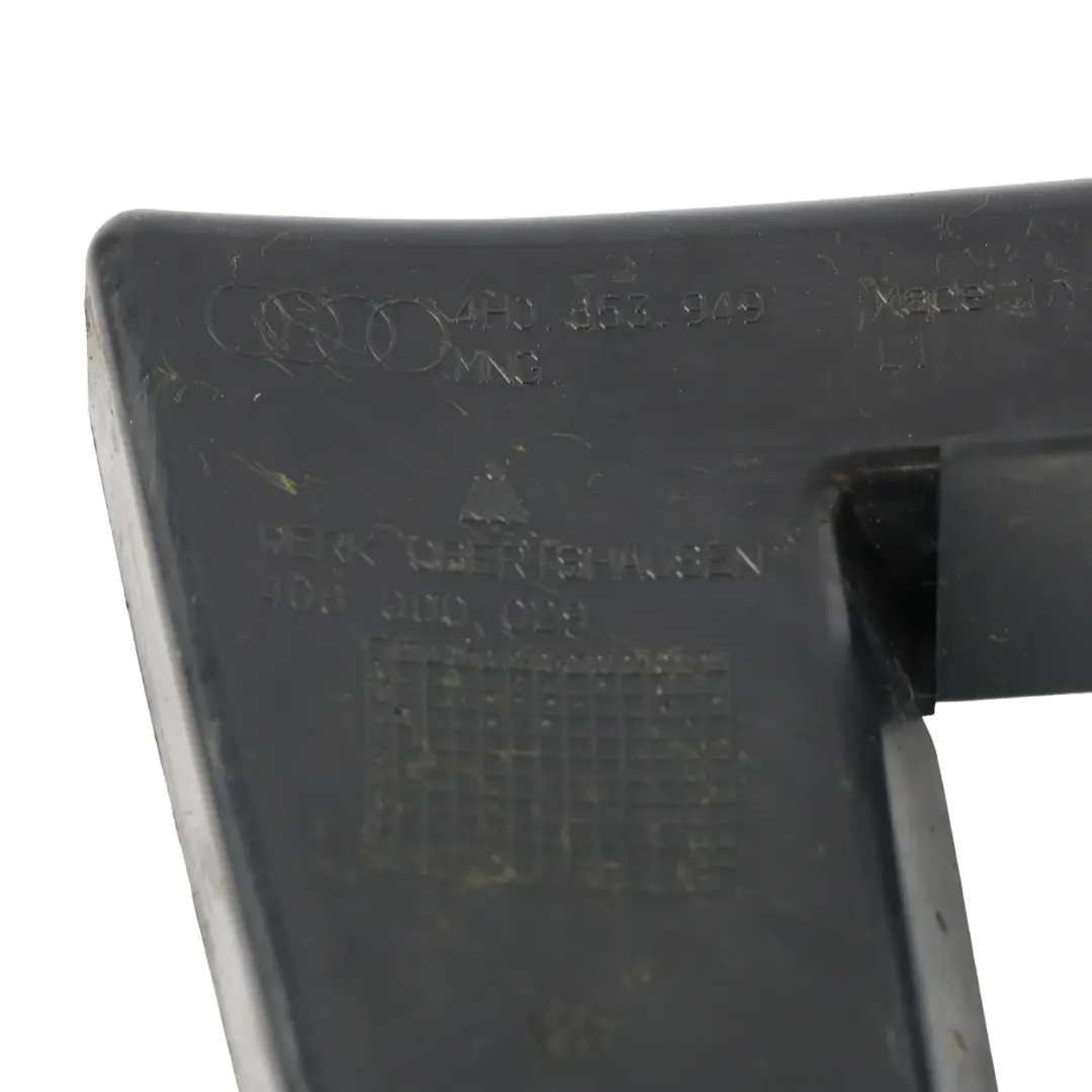 Audi A8 D4 Radiator Grille Holder Mount Closing Element Left N/S - SKU 4H0853949 - Part number 4H0853949