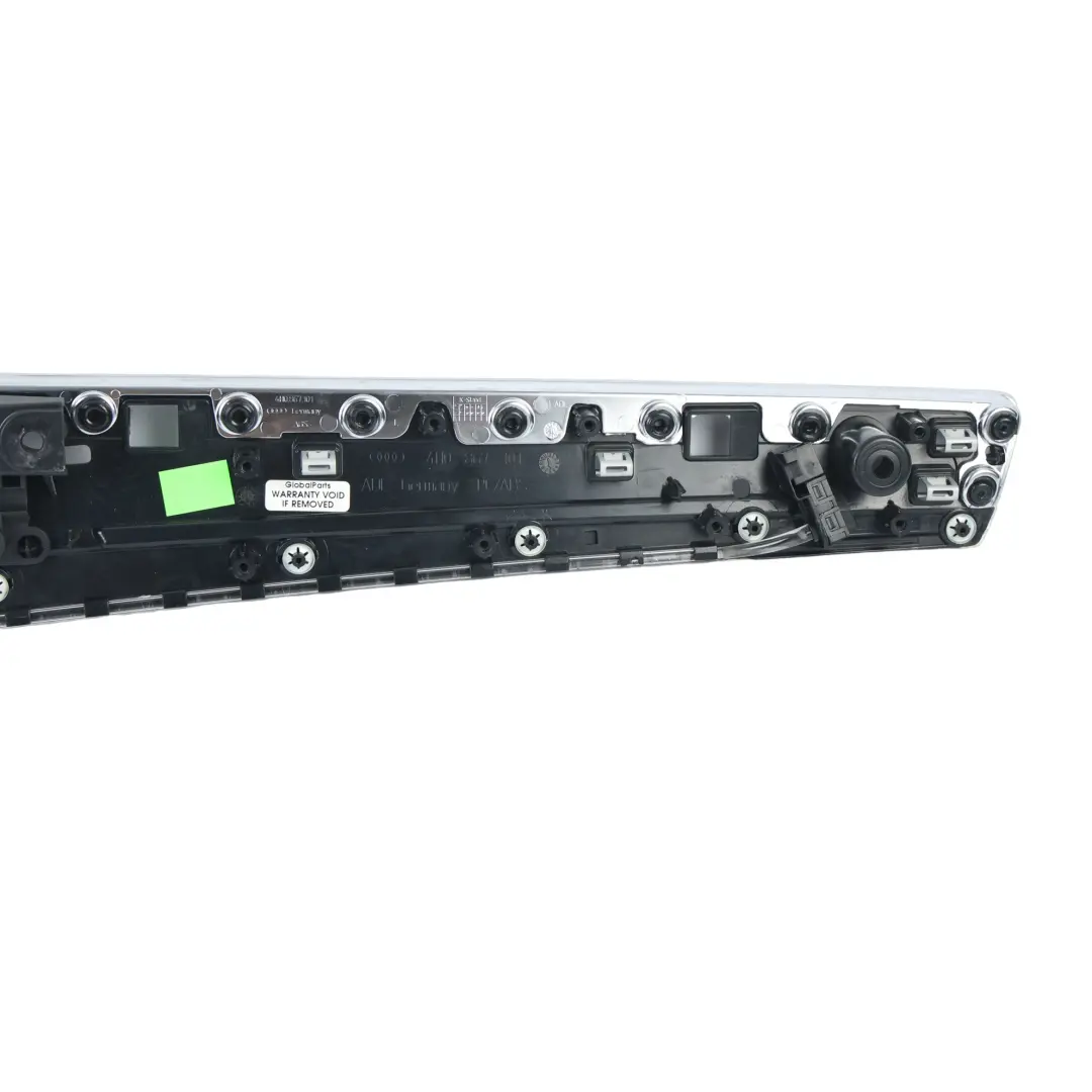 Panneau Porte Avant Poignée Aluminium Gauche pour Audi A8 D4 à propos du numéro de pièce 4H0867101 Audi A8 D4 Panneau Porte Avant Poignée Aluminium Gauche - SKU 4H0867101 - Numéro de pièce 4H0867101