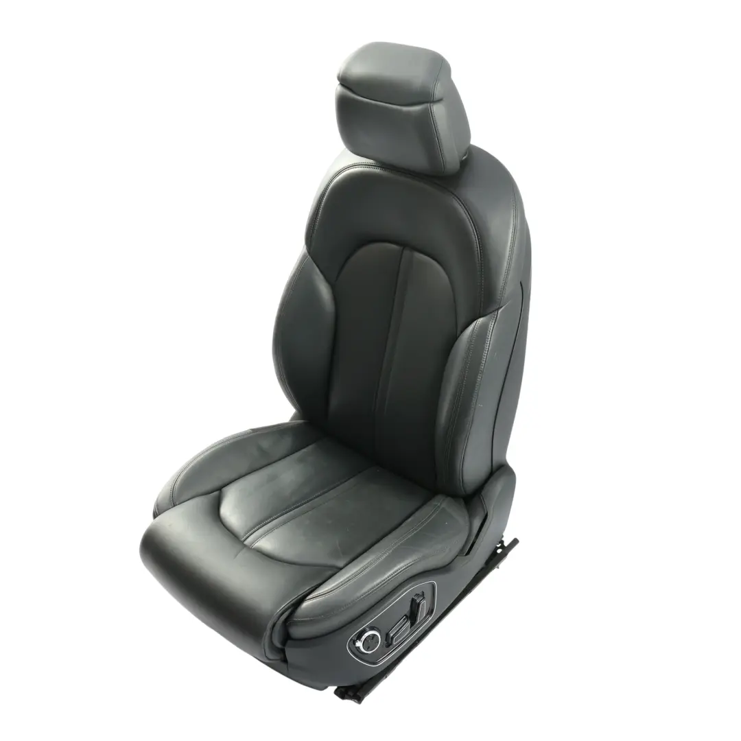 Audi A8 D4 4H Comfort Front Seat Memory Heated Left N/S Leather Valcona Black - SKU RHD-4H0881805C-2 - Part number 4H0881805C