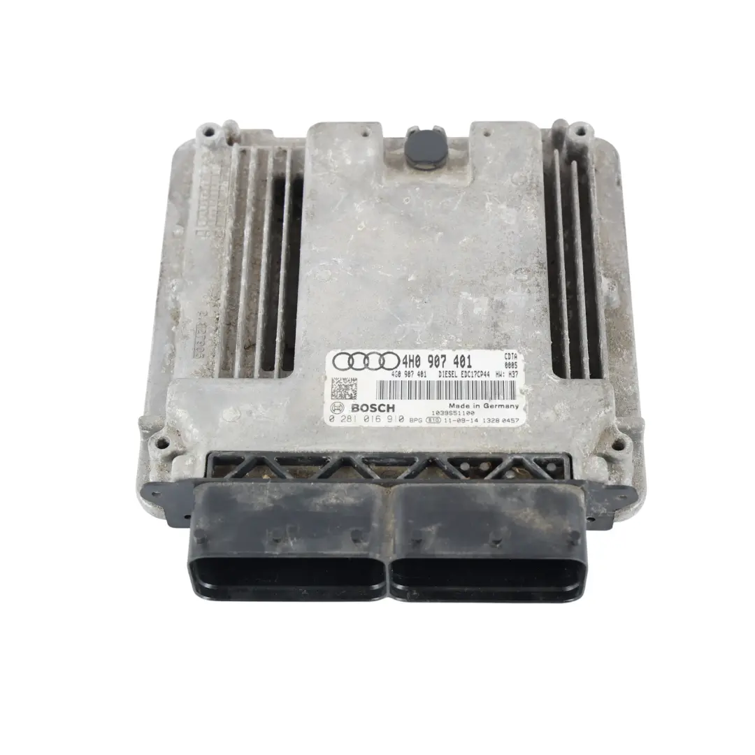 Audi S4 B8 3.0 TFSI CGWC 333HP Engine ECU Kit Ignition + 2 Keys + Lock - SKU 4H0907401-3 - Part number 4H0907401