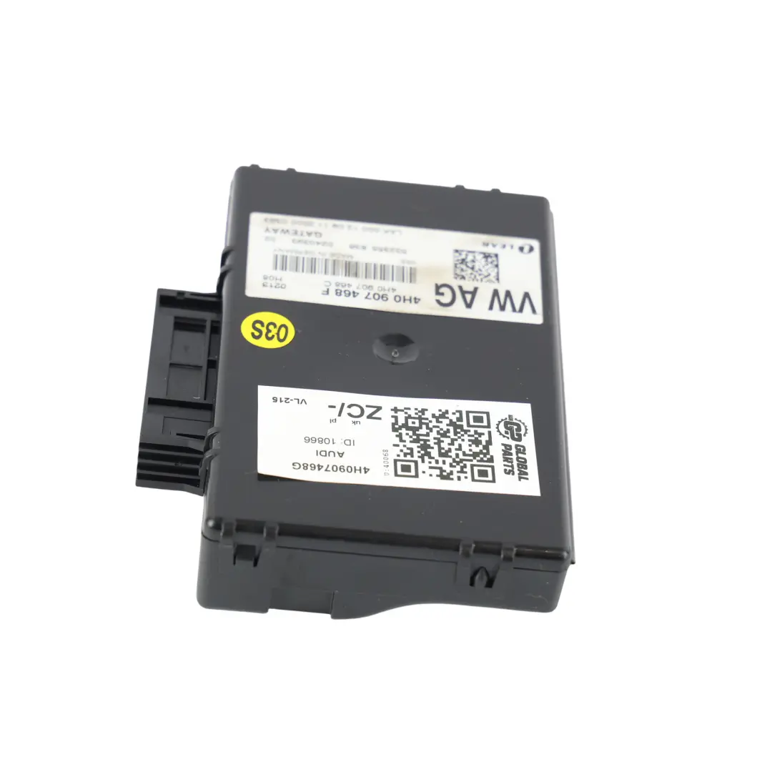 Gateway Centralina Modulo Interfaccia Diagnostica BUS 4H0907468F per Audi A8 D4 con numero di parte 4H0907468G Audi A8 D4 Gateway Centralina Modulo Interfaccia Diagnostica BUS 4H0907468F - SKU 4H0907468G - Numero di parte 4H0907468G