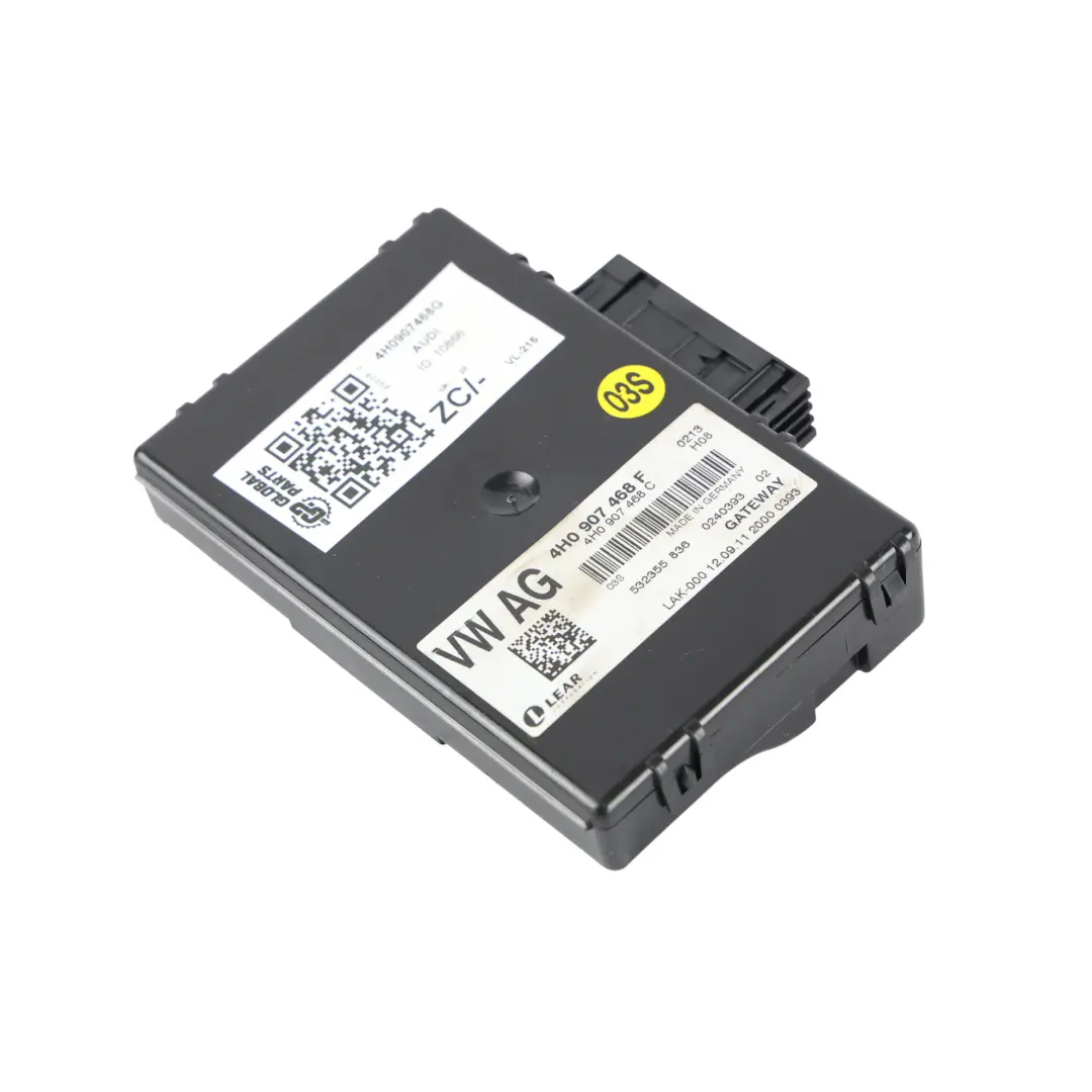 Gateway Control Unit Module Diagnostic Interface BUS 4H0907468F to Audi A8 D4 with Part number 4H0907468G Audi A8 D4 Gateway Control Unit Module Diagnostic Interface BUS 4H0907468F - SKU 4H0907468G - Part number 4H0907468G