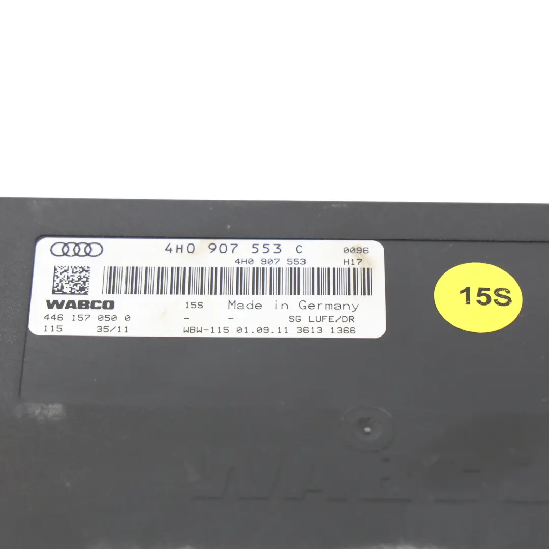 Audi A8 D4 Luftfederung Steuergerät Modul Controller - SKU 4H0907553C - Teilenummer 4H0907553C