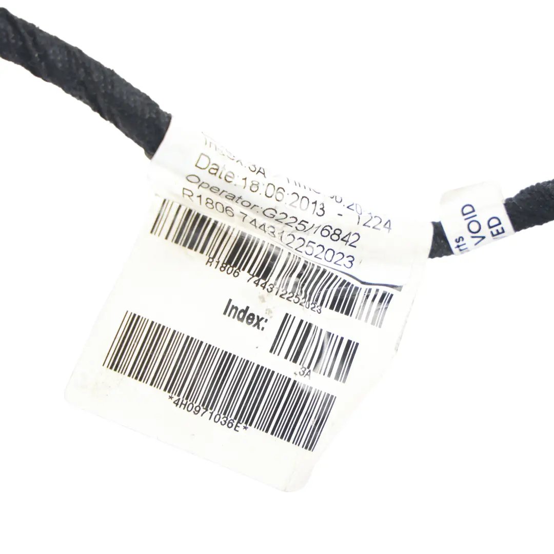 Audi A8 D4 Front Door Wiring Loom Harness Cable Right O/S Side - SKU 4H0971036E - Part number 4H0971036E