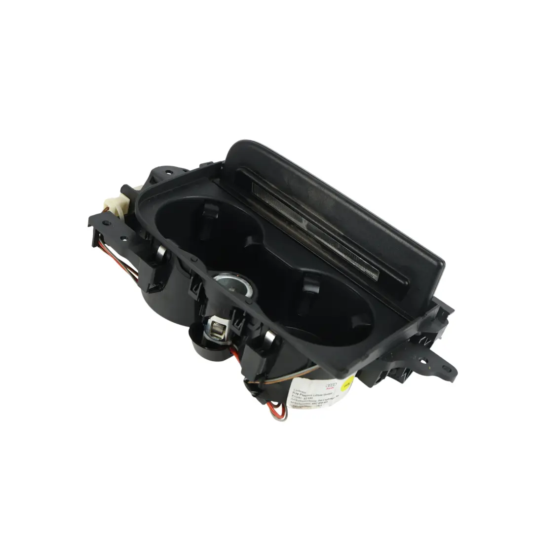 Audi A8 D4 Mittelkonsole Getränkehalter Feuerzeug Blende Abdeckung 4H2858601 - SKU 4H2857195A - Teilenummer 4H2857195A