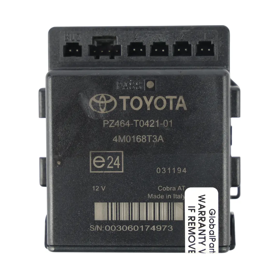 Toyota Auris E15 Sterownik Moduł Czujników Parkowania PDC - SKU 4M0168T3A - Numer Części 4M0168T3A