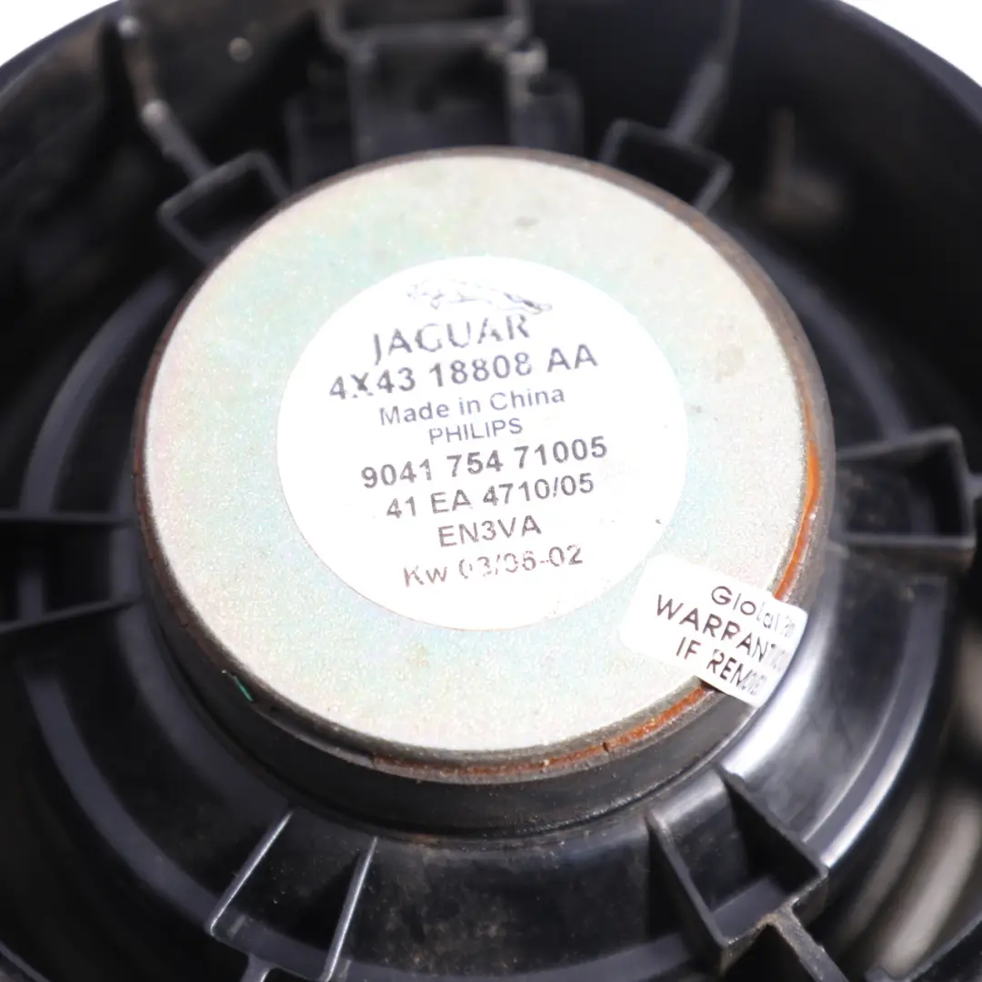 Door Loudspeaker Front Rear Left Right N/O/S to Jaguar X-Type X400 with Part number 4X43-18808-AA Jaguar X-Type X400 Door Loudspeaker Front Rear Left Right N/O/S - SKU 4X43-18808-AA - Part number 4X43-18808-AA