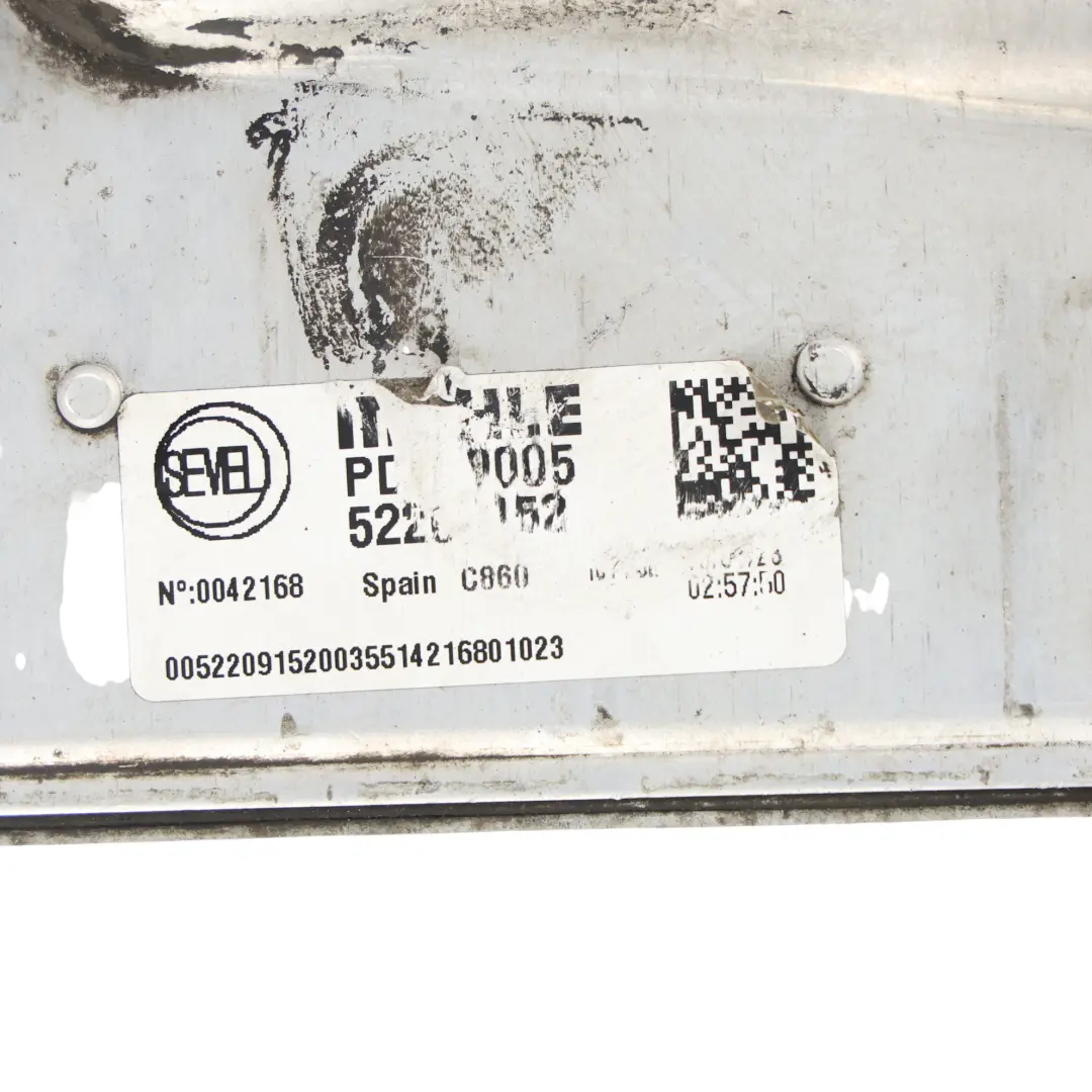 Intercambiador 2.2 Diésel Multijet III 46349131 para Fiat Ducato Intercooler con número de pieza 52209152 Fiat Ducato Intercooler Intercambiador 2.2 Diésel Multijet III 46349131 - SKU 52209152 - Número de pieza 52209152