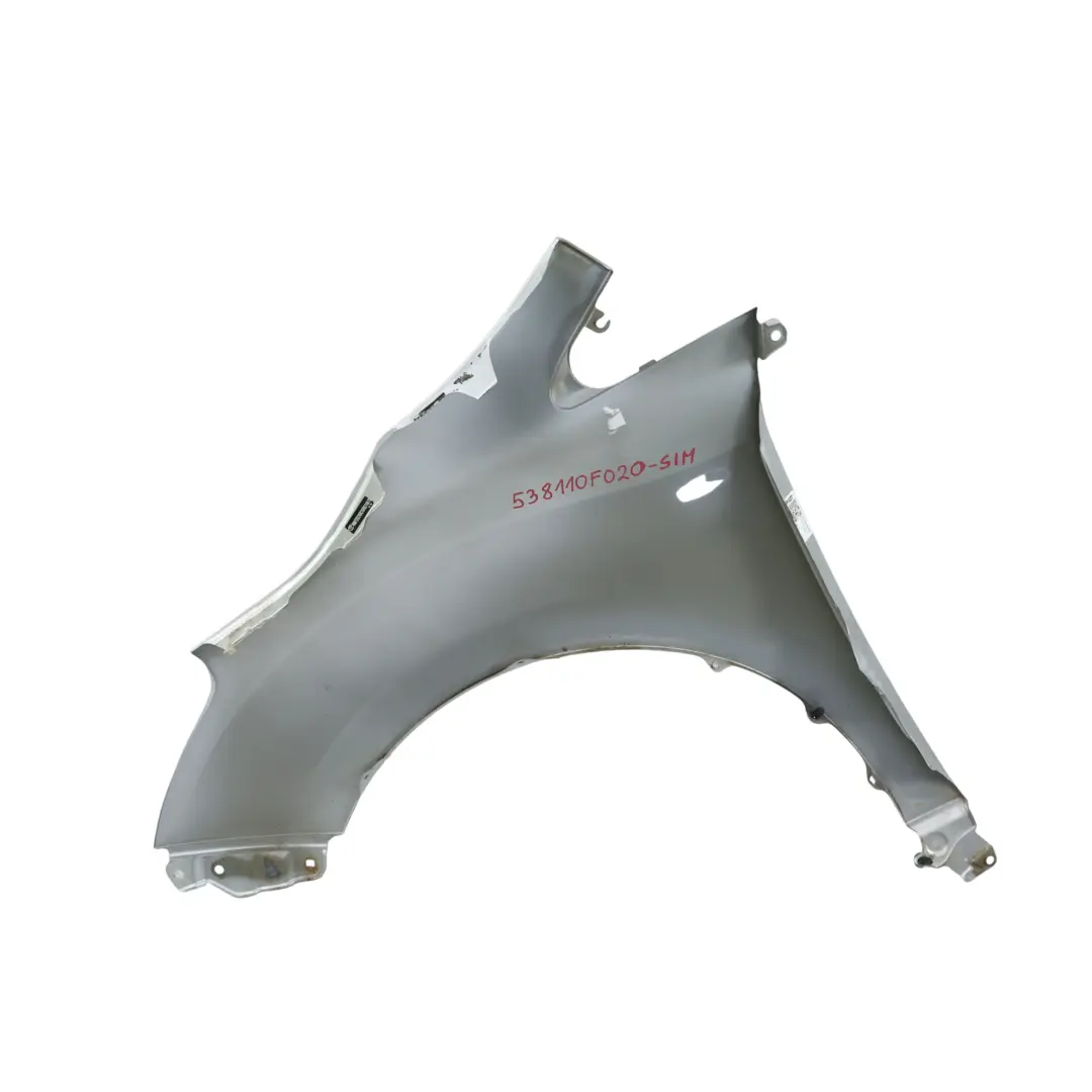 Toyota Verso MK2 Kotflügel Seitenteil Rechts Silber Metallic 1F7 - SKU 538110F020-SIM - Teilenummer 538110F020