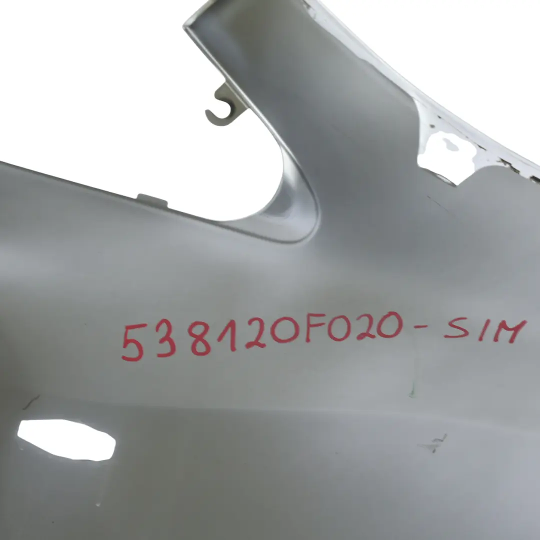 Mk2 Side Panel Wing Fender Left N/S Silver Metallic - 1F7 to Toyota Verso with Part number 538120F020 Toyota Verso Mk2 Side Panel Wing Fender Left N/S Silver Metallic - 1F7 - SKU 538120F020-SIM - Part number 538120F020