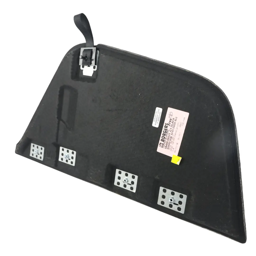 Toyota Avensis T270 Luggage Compartment Trunk Boot Trim Cover Panel - SKU 5840805031C1 - Part number 5840805031C1