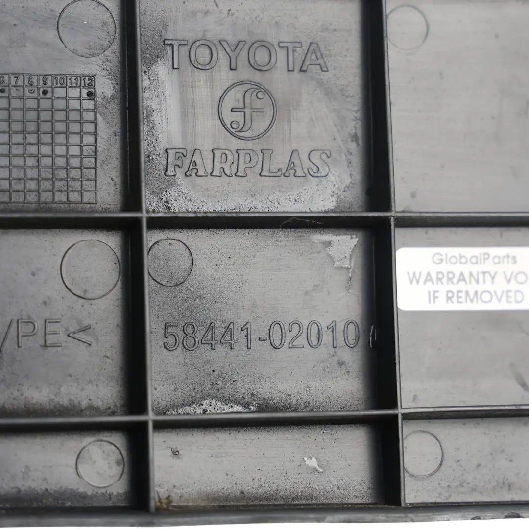 Toyota Auris E15 Cache Trappe Batterie Panneau Garniture - SKU 5844102010 - Numéro de pièce 5844102010