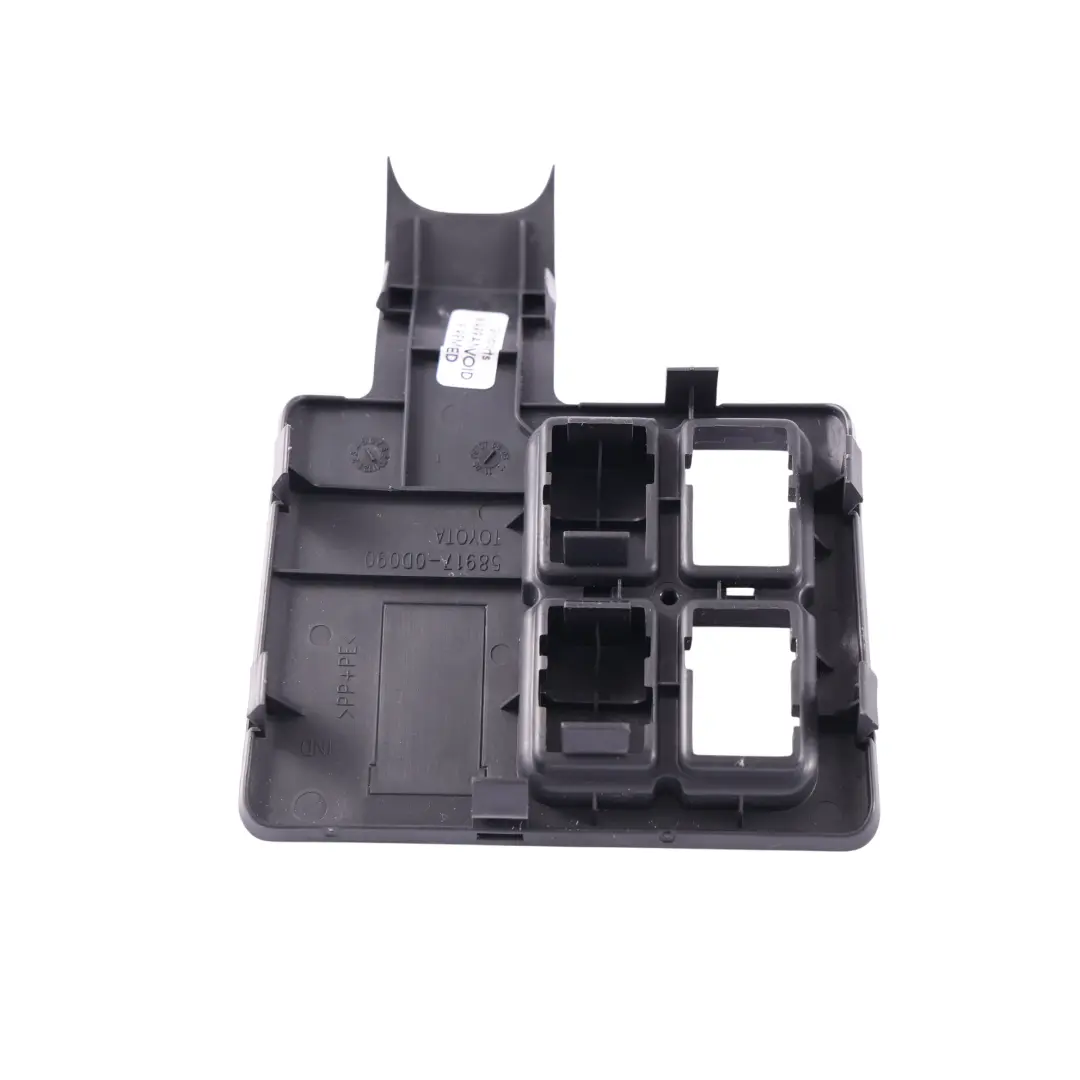 Console Box Cover Trim Panel Rear Dark Grey 58917-0D090 to Toyota Yaris P9 with Part number 589170D090B0 Toyota Yaris P9 Console Box Cover Trim Panel Rear Dark Grey 58917-0D090 - SKU 589170D090B0 - Part number 589170D090B0