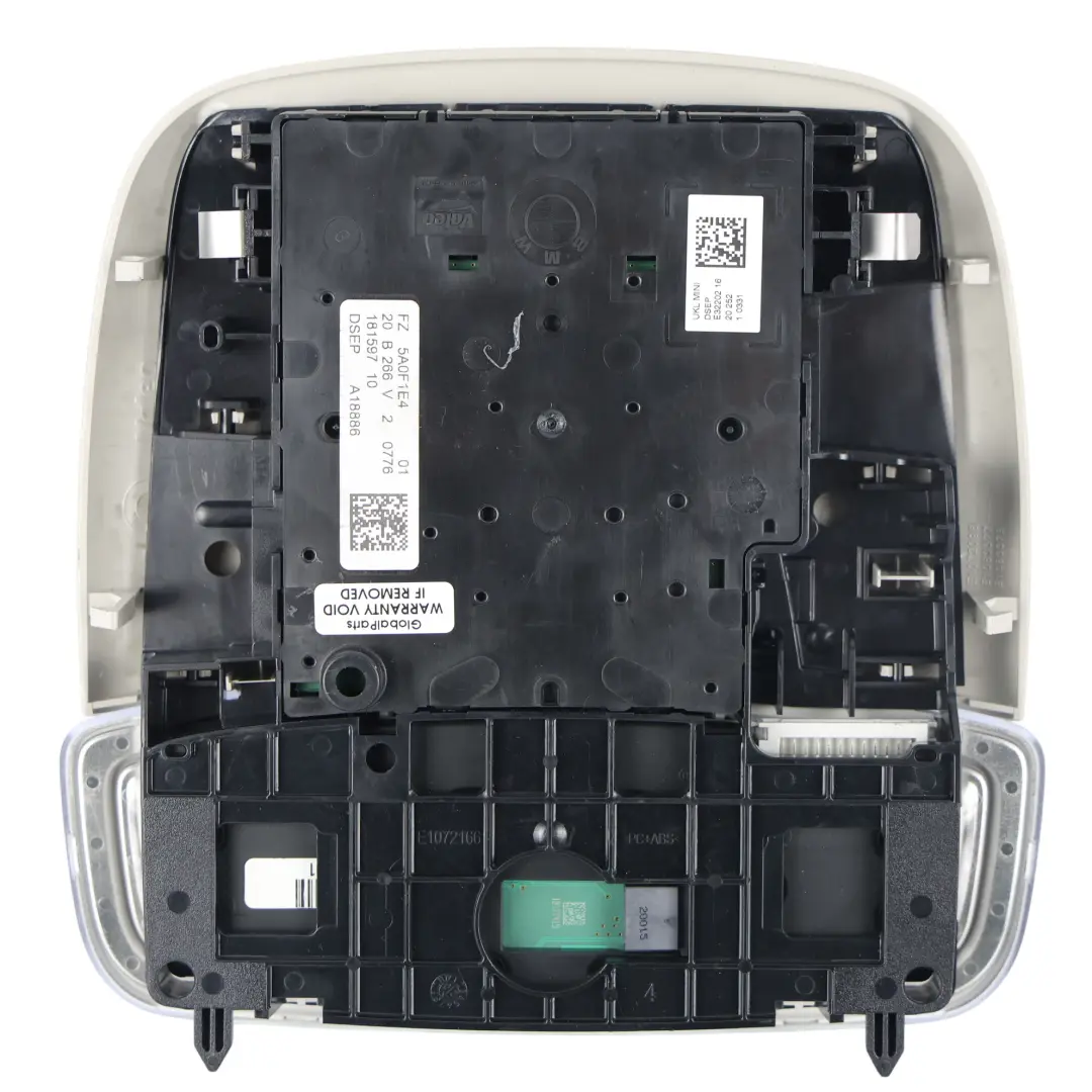 Luce Abitacolo Interruttore Pannello Comando per Mini F55 F56 F60 con numero di parte 5A0F1E4 Mini F55 F56 F60 Luce Abitacolo Interruttore Pannello Comando - SKU 5A0F1E4-1 - Numero di parte 5A0F1E4