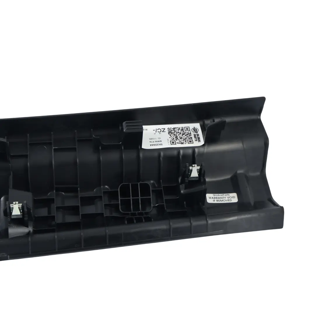 BMW F74 Gran Coupe Loading Area Edge Sill Cover Trim Strip Panel Black - SKU 5A2D044 - Part number 5A2D044