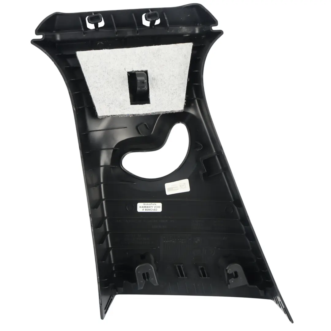 F74 Revestimiento Pilar B Panel Interior Derecho Negro para BMW con número de pieza 5A2F802 BMW F74 Revestimiento Pilar B Panel Interior Derecho Negro - SKU 5A2F802 - Número de pieza 5A2F802