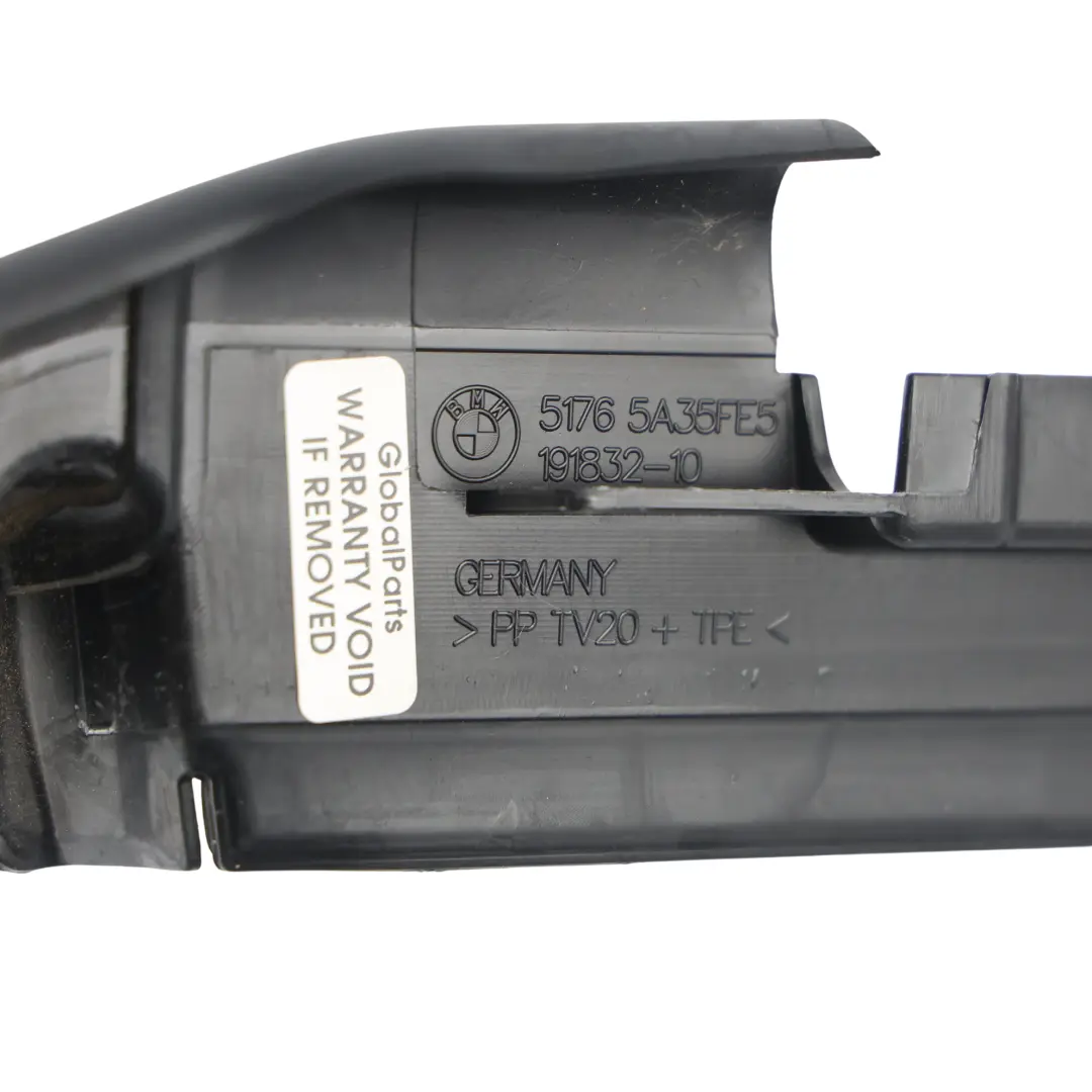 BMW F70 F74 Uszczelka Pokrywy Silnika Panel Mocowania Lewa Czarna - SKU 5A35FE5 - Numer Części 5A35FE5