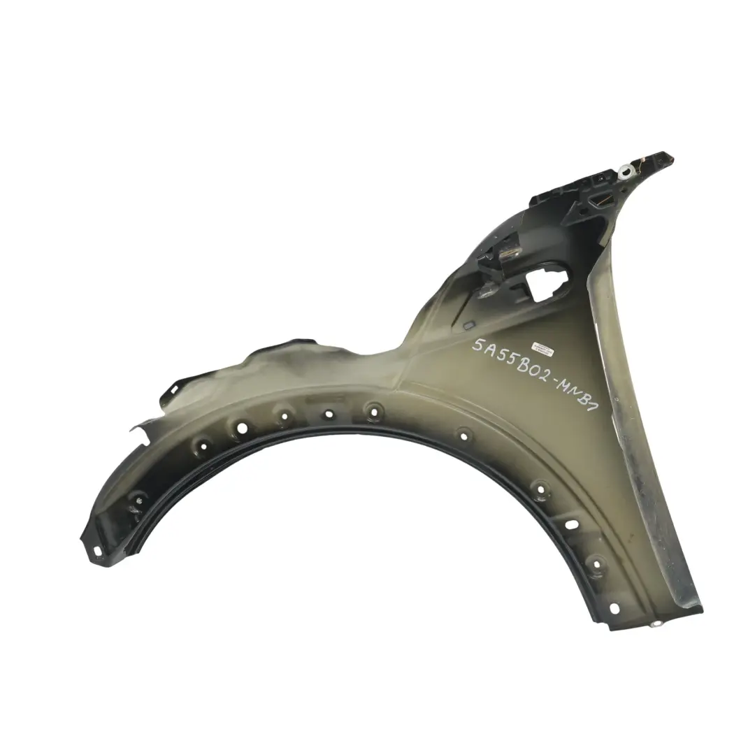 Front Fender Panel Right O/S Midnight Black A94 to Mini R55 R56 R57 R58 with Part number 5A55B02 Mini R55 R56 R57 R58 Front Fender Panel Right O/S Midnight Black A94 - SKU 5A55B02-MNB1 - Part number 5A55B02