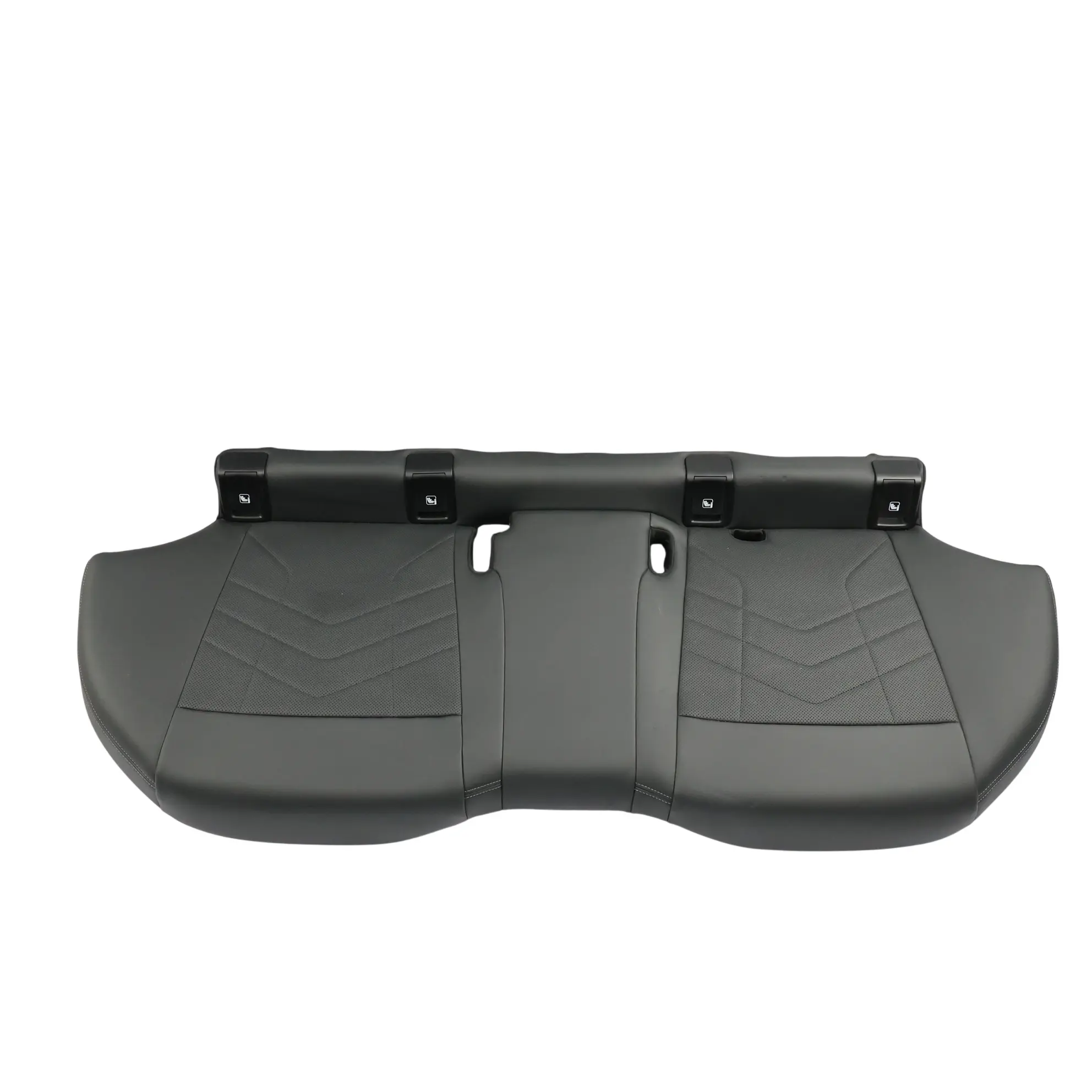 BMW F74 Gran Coupé Asiento Banco Trasero Cojín Vinilo Negro Perforado