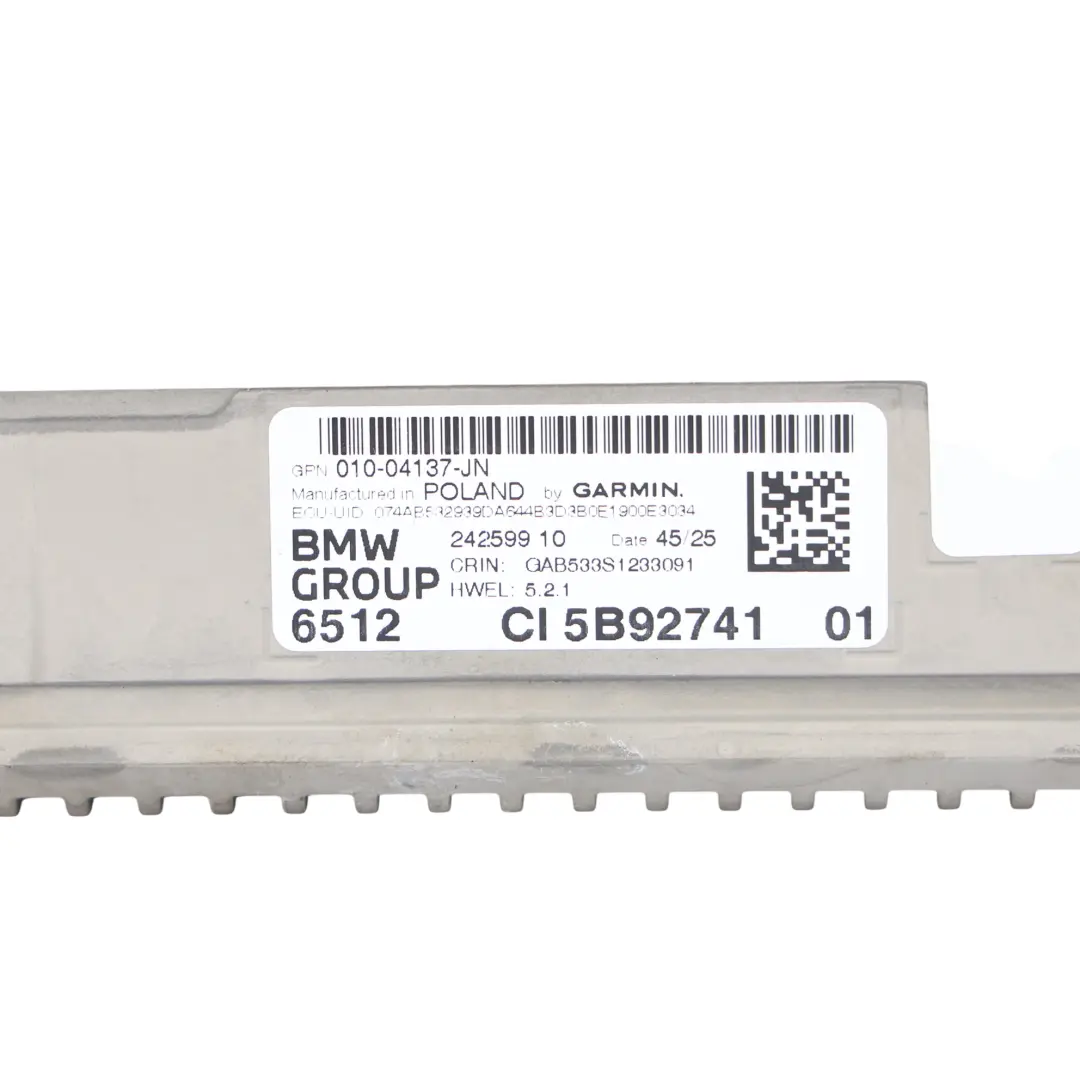 F74 X2 U10 Music Navi CD Radio Player Head Multimedia Unit to BMW with Part number 5B92741 BMW F74 X2 U10 Music Navi CD Radio Player Head Multimedia Unit - SKU 5B92741 - Part number 5B92741