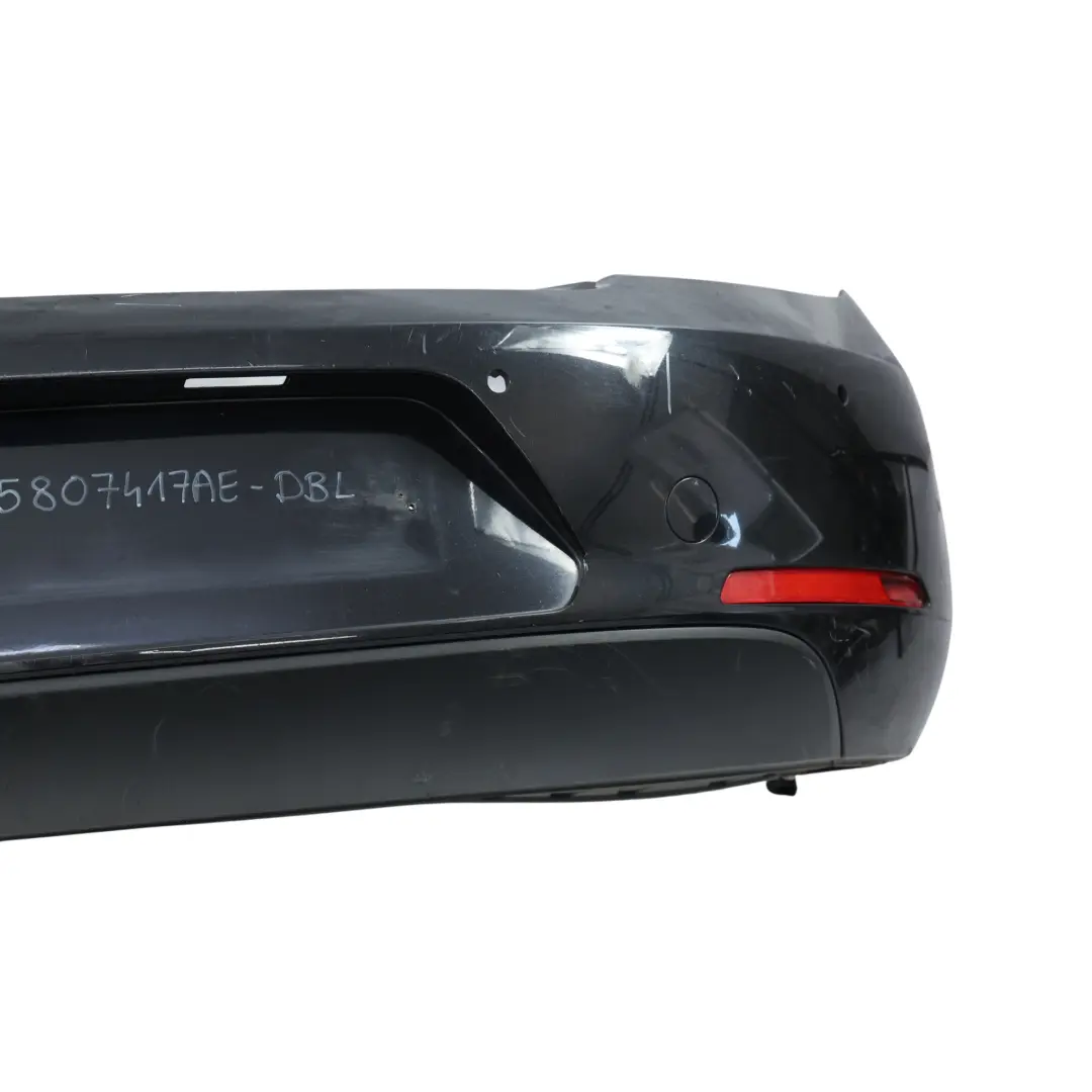 Bumper Rear Trim Panel Cover Deep Black Pearl Effect - C9X to Volkswagen VW Beetle with Part number 5C5807417AE Volkswagen VW Beetle Bumper Rear Trim Panel Cover Deep Black Pearl Effect - C9X - SKU 5C5807417AE-DBL - Part number 5C5807417AE