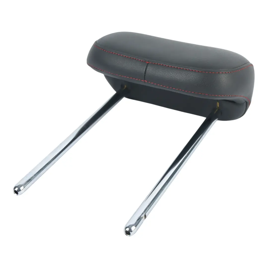 Headrest Left Right N/O/S Black Leather Red Stitching to Volkswagen Beetle A5 Rear with Part number 5C5885901B Volkswagen Beetle A5 Rear Headrest Left Right N/O/S Black Leather Red Stitching - SKU 5C5885901B - Part number 5C5885901B